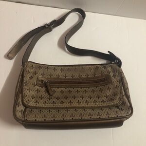 Crazy Horse A Liz Claiborne Company Small Brown Shoulder Purse